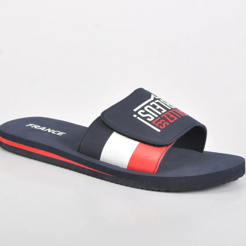 Mules, Tongs|ALLEZ LES BLEUS Mules Homme Bleu Marine