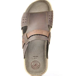 Mules, Tongs|ARIZONA Mules Homme Cuir Marron