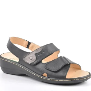 Chaussures Confort|FLEX'IS Sandales Compensees Noir