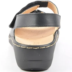 Chaussures Confort|FLEX'IS Sandales Compensees Noir