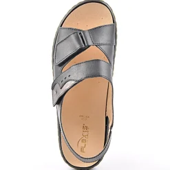 Chaussures Confort|FLEX'IS Sandales Compensees Noir