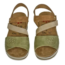 Chaussures Confort|RELIFE Sandales Compensees Semelles Interieures Amovibles Kaki