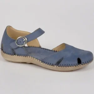 Chaussures Confort|LADY CONFORT Sandales Confort Femme Bleu