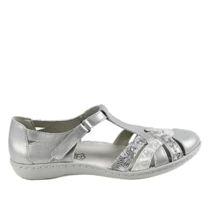 Chaussures Confort|LADY CONFORT Sandales Femme Argente