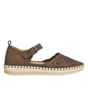 Chaussures Confort|SCALINA Sandales Femme Marron