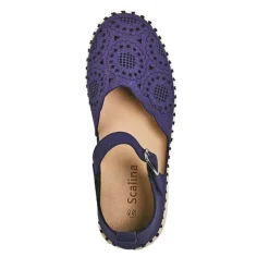 Chaussures Confort|SCALINA Sandales Femme Violet