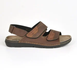 Sandales|ARIZONA Sandales Homme Marron En Cuir