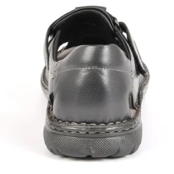 Sandales|SEALINE Sandales Homme Cuir Noir