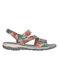Chaussures Confort|LADY CONFORT Sandales Plates Femme Multicolore