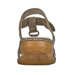 Chaussures Confort|LADY CONFORT Sandales Plates Femme Beige