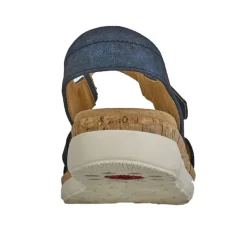 Chaussures Confort|RELIFE Sandales Plates Semelles Interieures Amovibles Bleu Marine