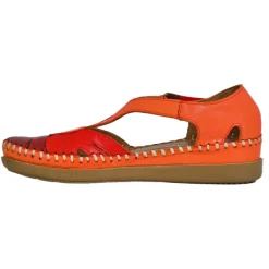 Chaussures Confort|VENUS Sandales Plates Bordeaux