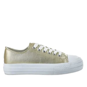 Baskets, Sneakers|STREET LIFE Tennis Femme Dorees