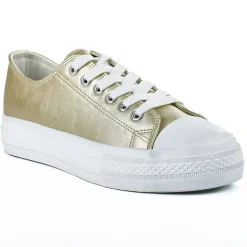 Baskets, Sneakers|STREET LIFE Tennis Femme Dorees