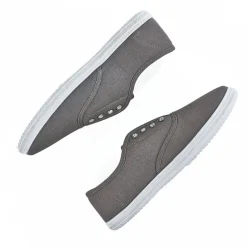 Baskets, Sneakers|STREET LIFE Tennis Femme En Toile Grise A Strass