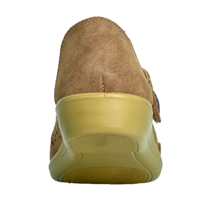Chaussures Confort | LADY CONFORT Ballerines Confort Femme Marron Semelles Souples