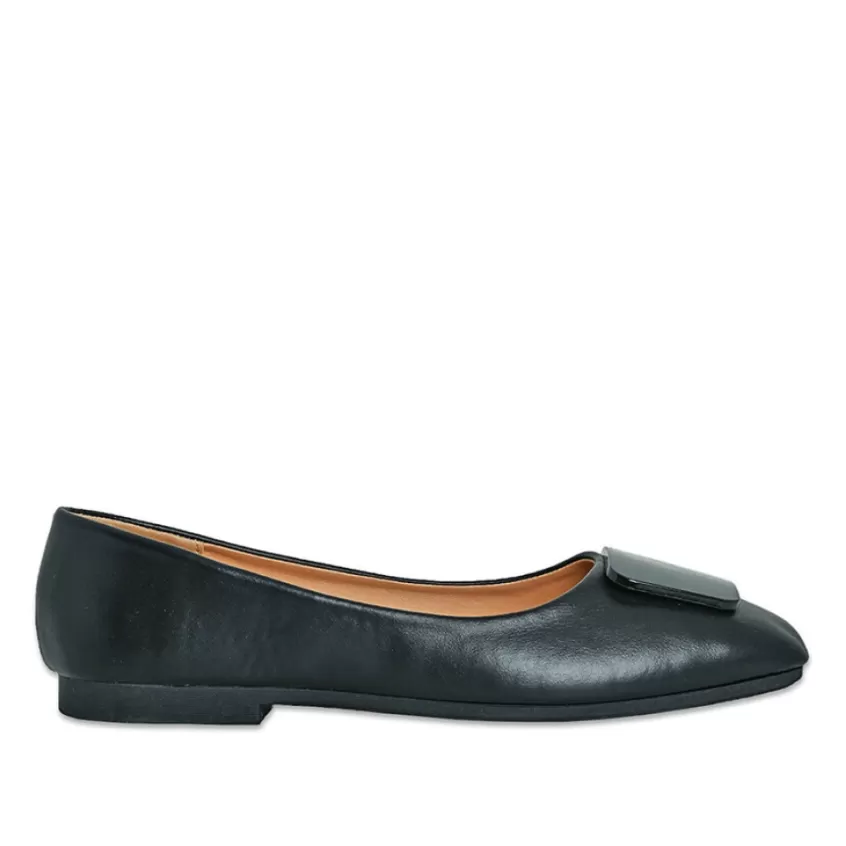 Ballerines | VICE VERSA Ballerines Femme Noir A Bout Carre