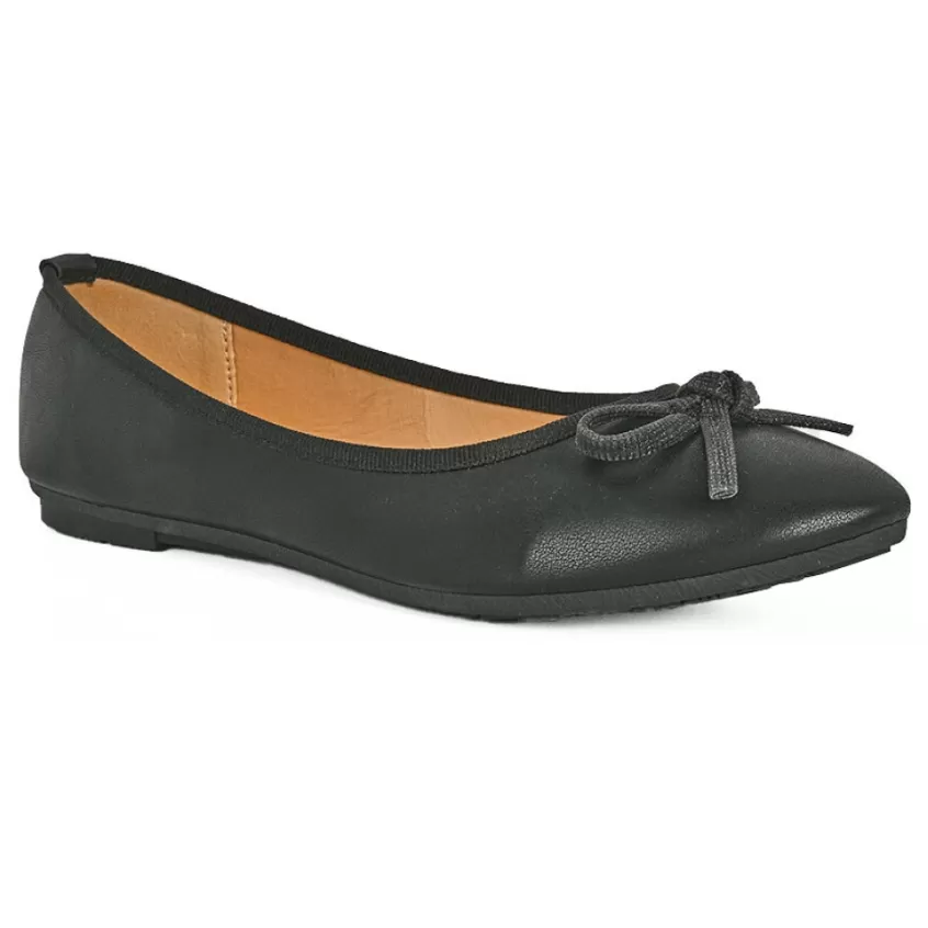 Ballerines | VICE VERSA Ballerines Femme Noir A Noeud