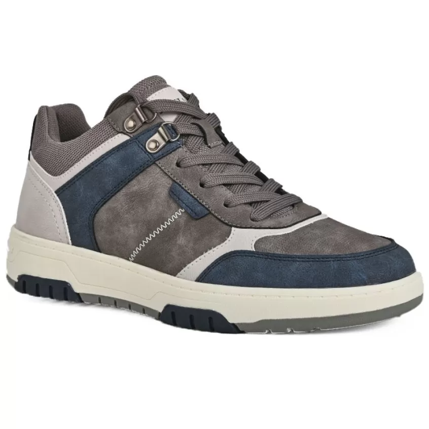 Baskets, Sneakers | STREET LIFE Baskets Basses Homme Gris Et Bleu