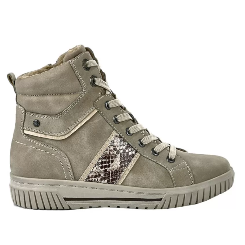 Chaussures Confort | RELIFE Baskets Compensees Beige