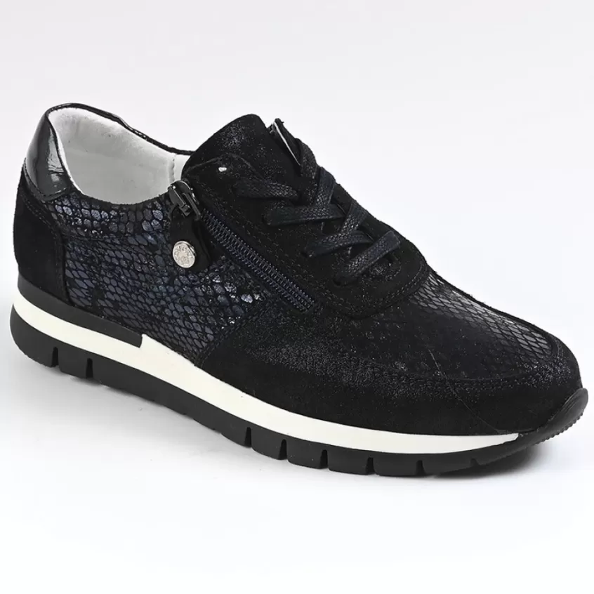 Chaussures Confort | SCALINA Baskets Confort Femme Bleu Marine