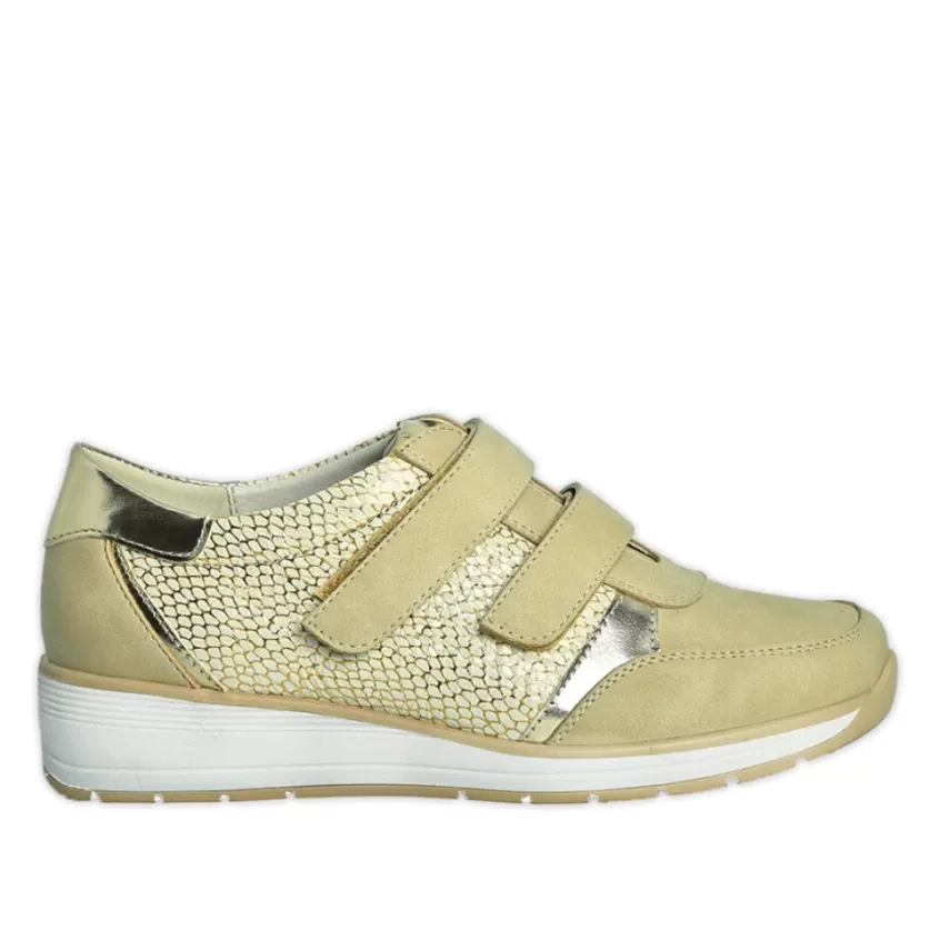 Chaussures Confort | LADY CONFORT Baskets Femme Rose