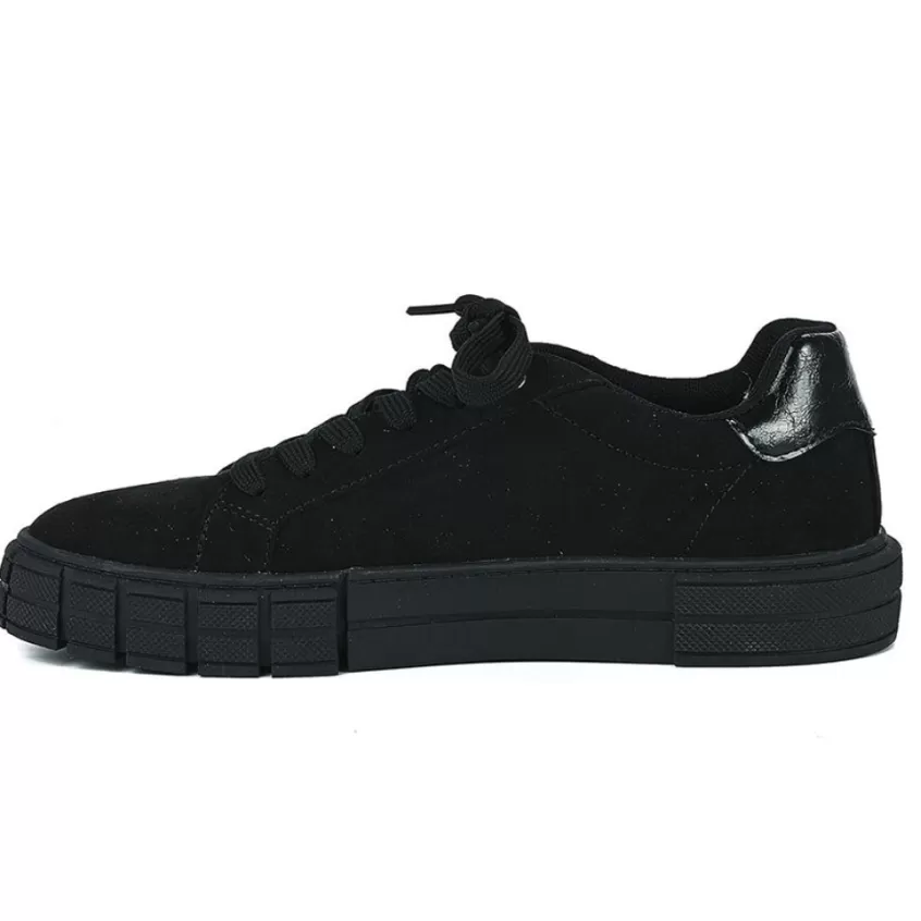 Baskets, Sneakers | STREET LIFE Baskets Femme Noir Unicolore