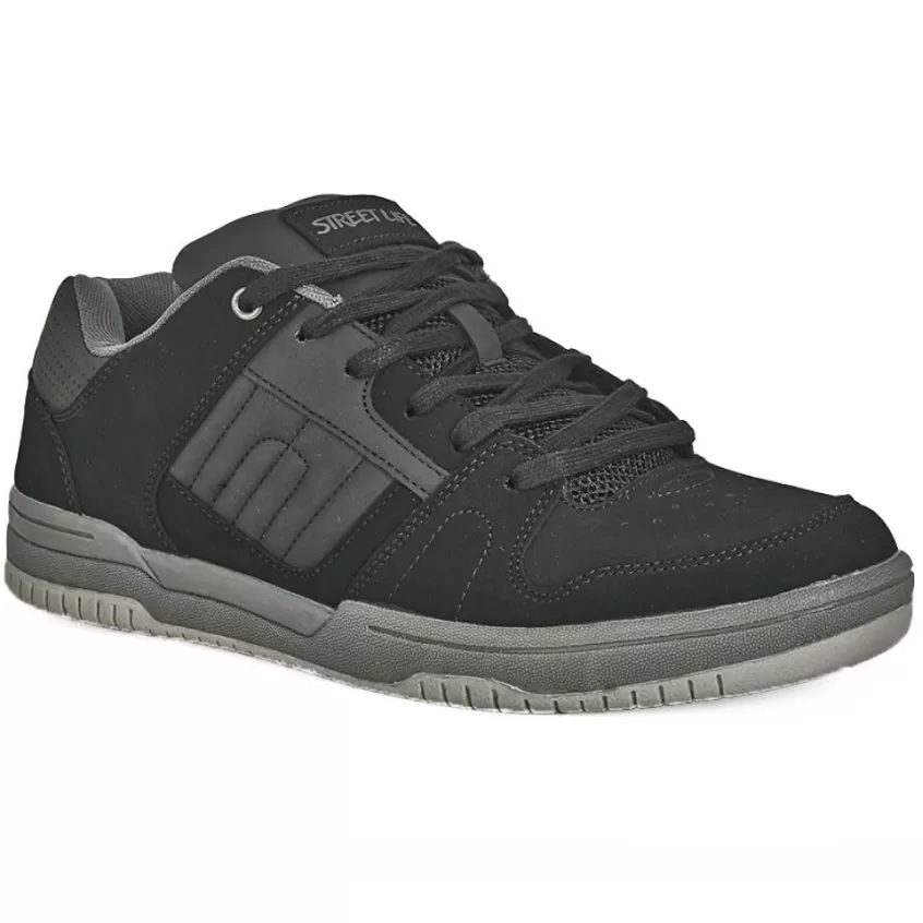 Baskets, Sneakers | STREET LIFE Baskets Homme Aspect Velours Cardiff Noir