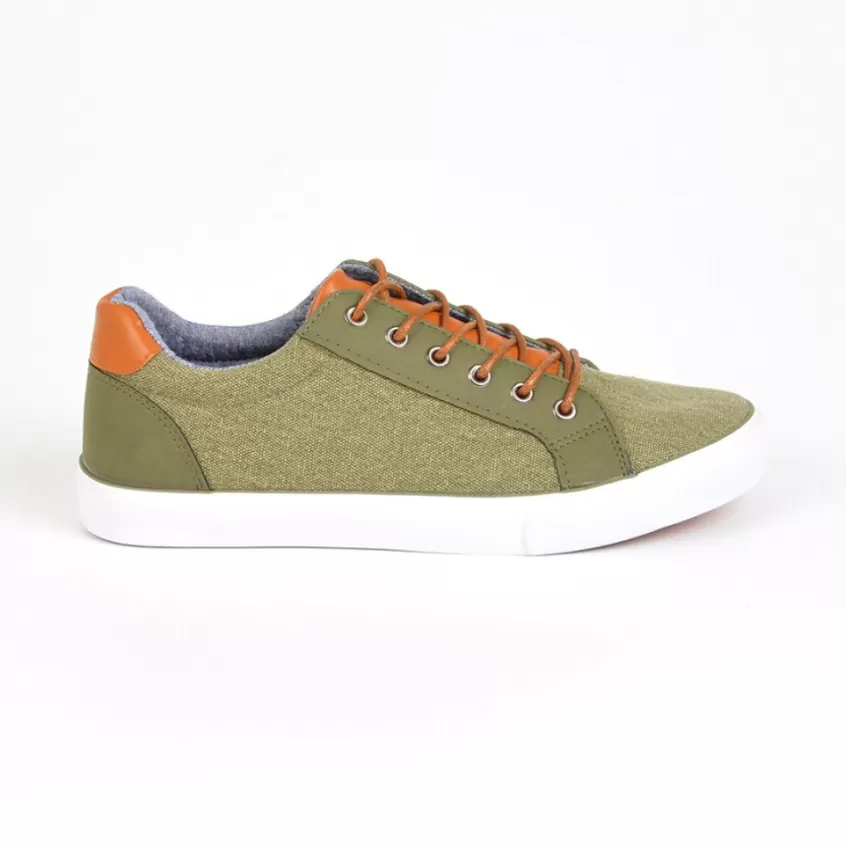 Baskets, Sneakers | STREET LIFE Baskets Homme Bi-Matieres Vert