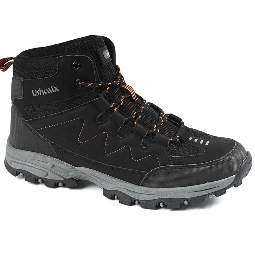 Baskets, Sneakers | USHUAIA Baskets Montantes Randonnee Homme Noir