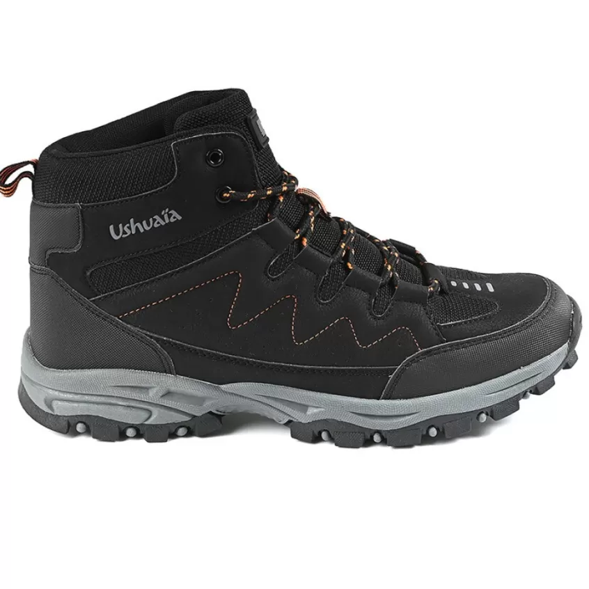 Baskets, Sneakers | USHUAIA Baskets Montantes Randonnee Homme Noir