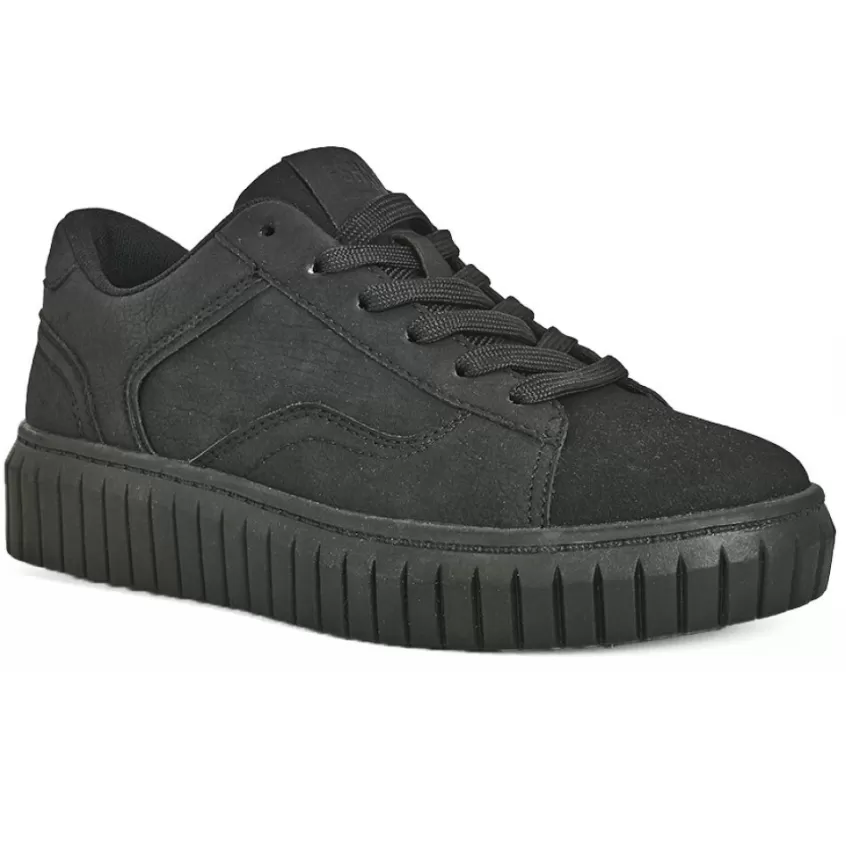 Baskets, Sneakers | STREET LIFE Baskets Plateforme Femme Noir