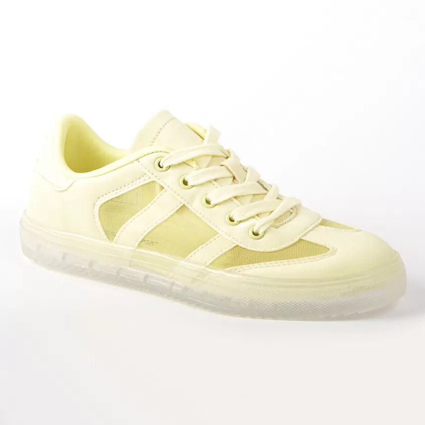 Baskets, Sneakers | STREET LIFE Baskets Pour Femme Jaune