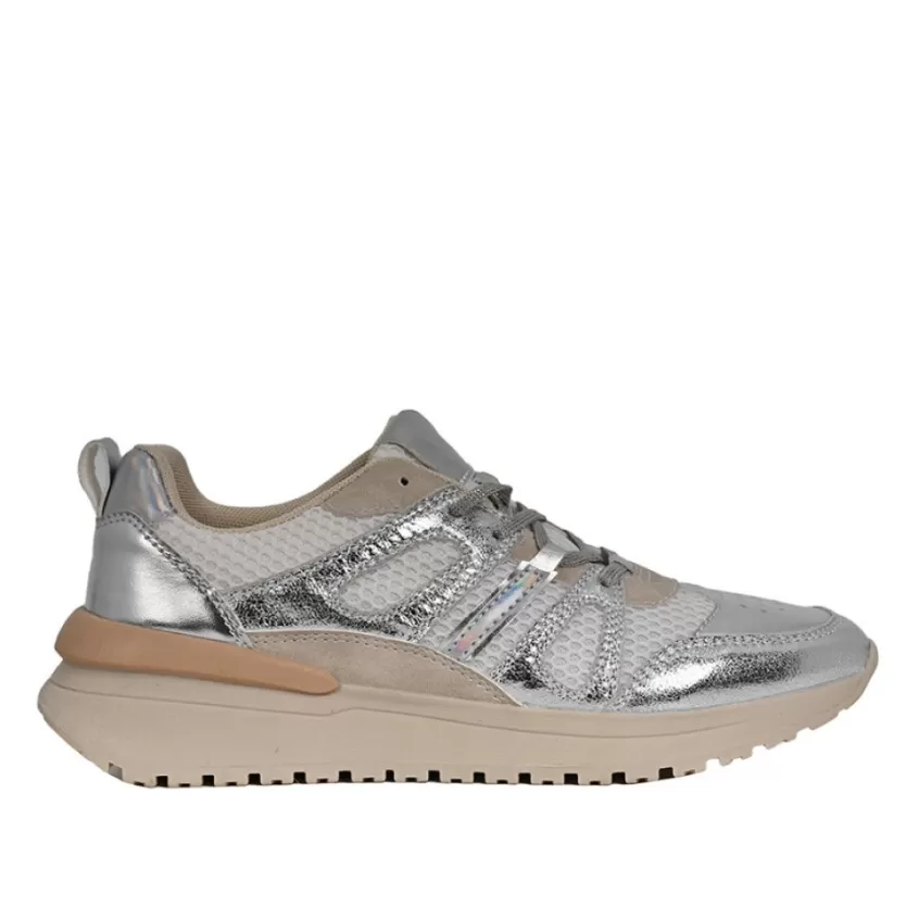 Baskets, Sneakers | STREET LIFE Baskets Sneakers Femme Argente