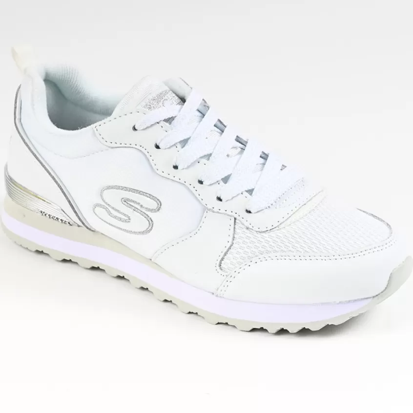 Baskets, Sneakers | SKECHERS Baskets Sneakers Femme Blanc Retros Og 85 Goldn Gurl