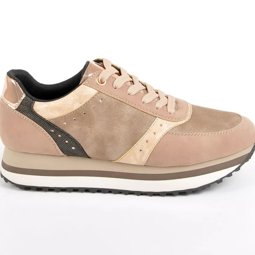 Baskets, Sneakers | STREET LIFE Baskets Sneakers Femme Beige