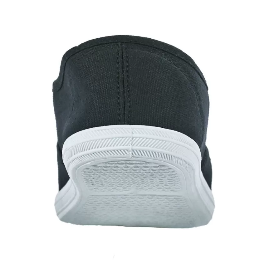 Baskets, Sneakers | STREET LIFE Baskets Tennis Femme En Toile Noire Avec Strass