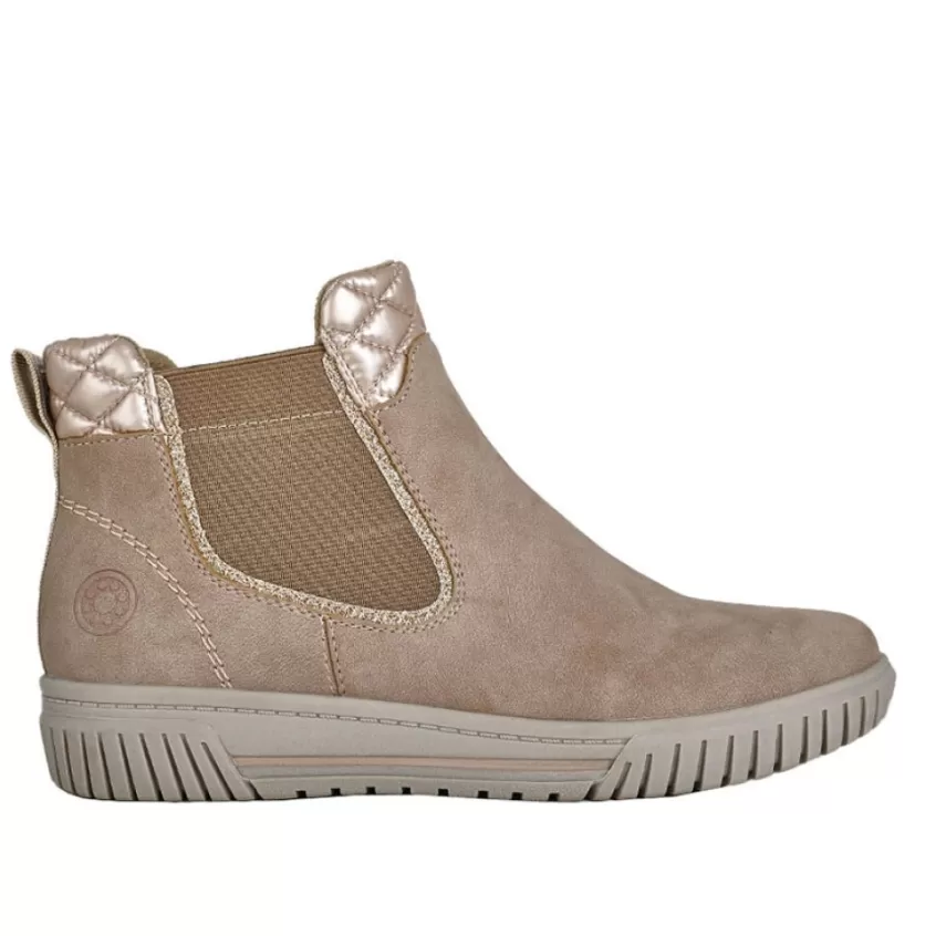 Chaussures Confort | RELIFE Boots Confort Femme Nude Avec Elastiques