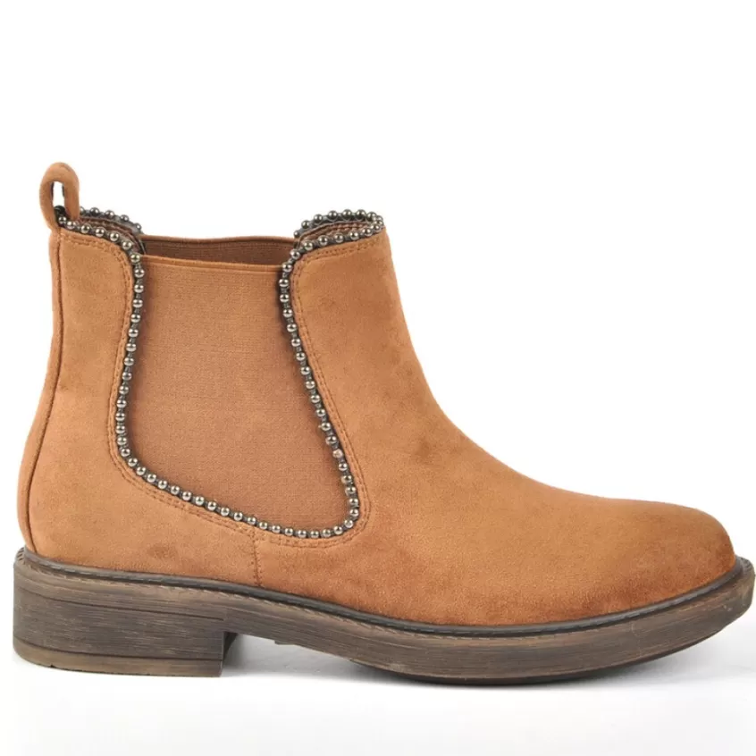 Boots, Bottines | VICE VERSA Boots Femme Avec Elastiques Marron