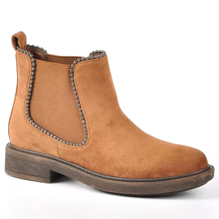 Boots, Bottines | VICE VERSA Boots Femme Avec Elastiques Marron