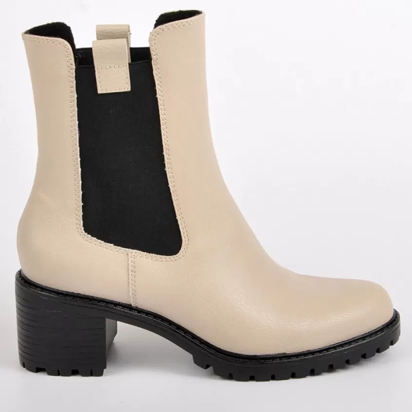 Boots, Bottines | VICE VERSA Boots Femme Ivoire