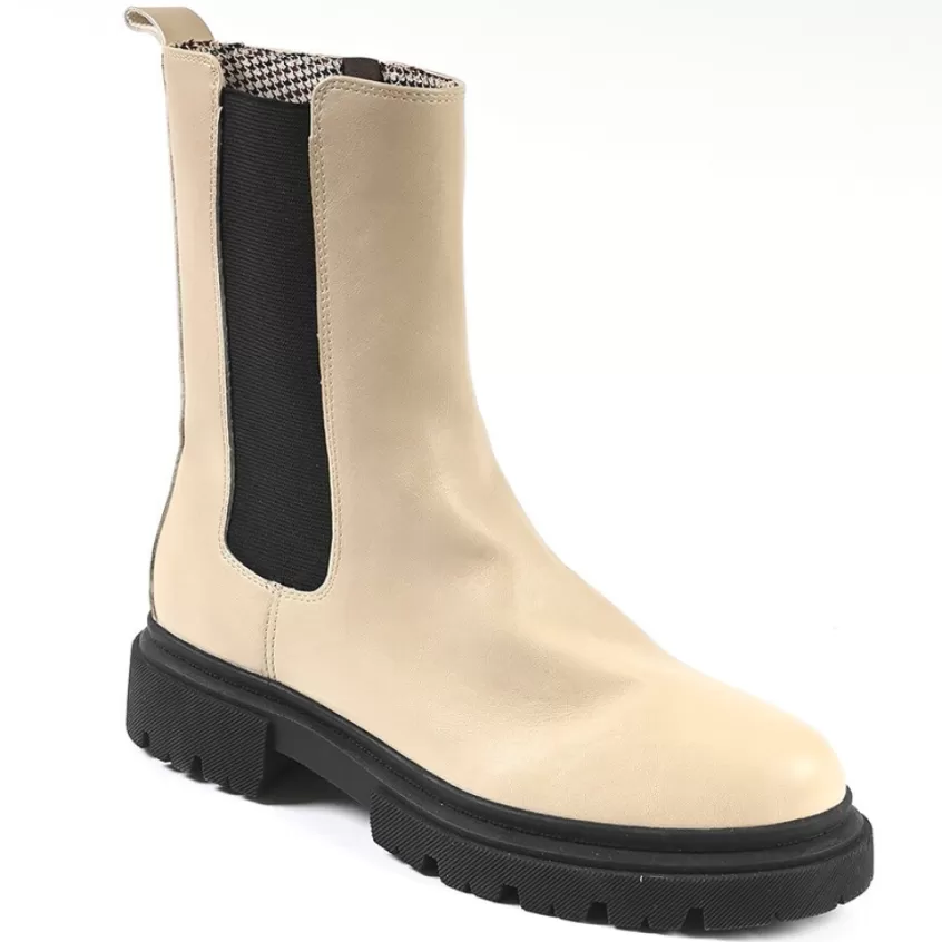 Boots, Bottines | VICE VERSA Boots Femme Ivoire