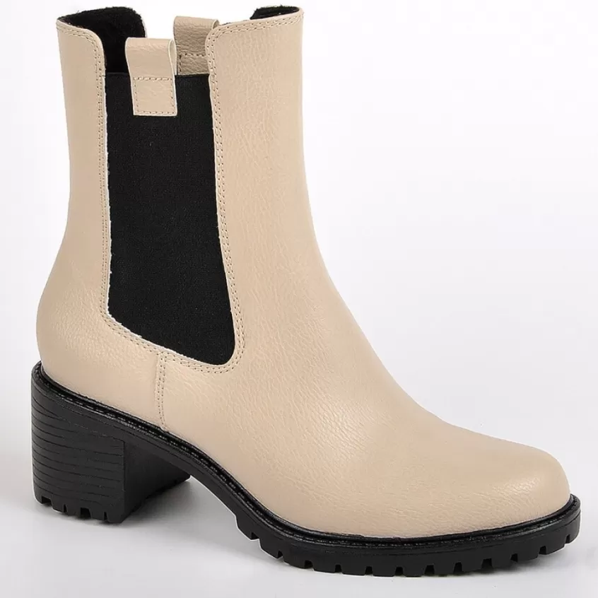 Boots, Bottines | VICE VERSA Boots Femme Ivoire