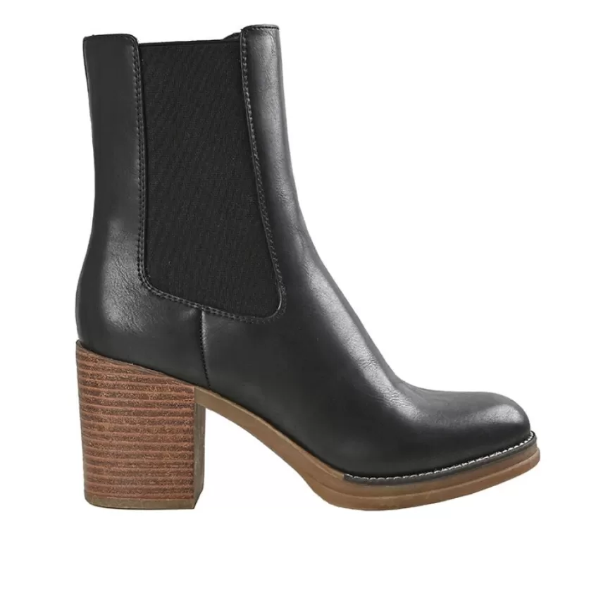 Boots, Bottines | VICE VERSA Boots Montantes Femme Noir A Talon
