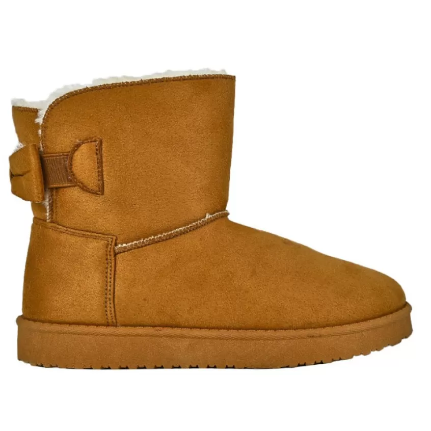 Boots, Bottines | VICE VERSA Boots Plates Femme Camel Fourrees