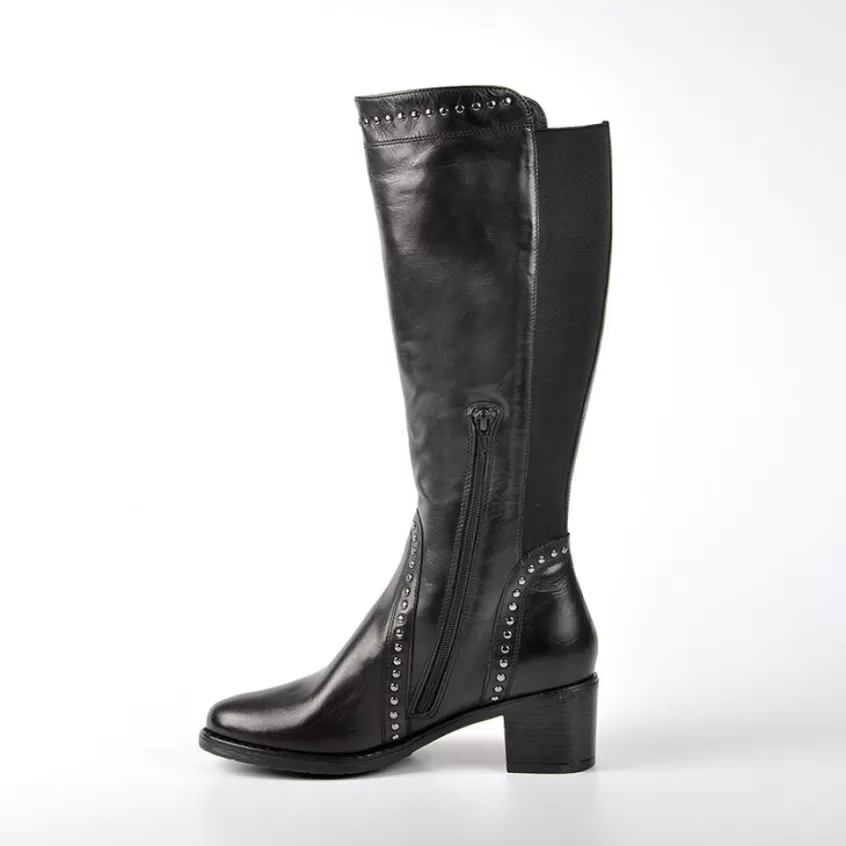 Bottes, Cuissardes | TIPO ALTO Bottes A Talons Avec Elastiques Noir