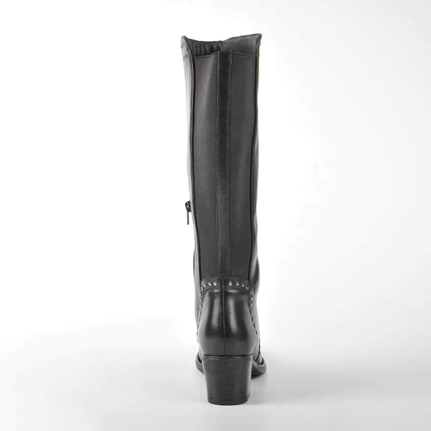 Bottes, Cuissardes | TIPO ALTO Bottes A Talons Avec Elastiques Noir