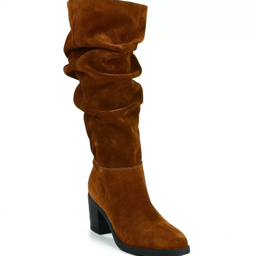 Bottes, Cuissardes | TIPO ALTO Bottes A Talons Femme Camel
