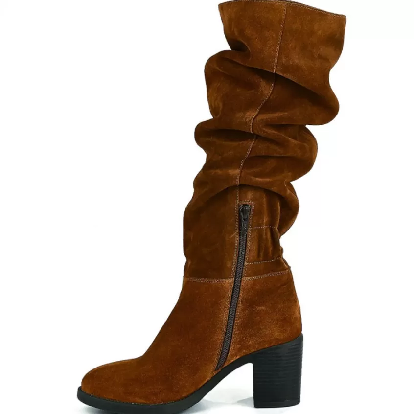 Bottes, Cuissardes | TIPO ALTO Bottes A Talons Femme Camel