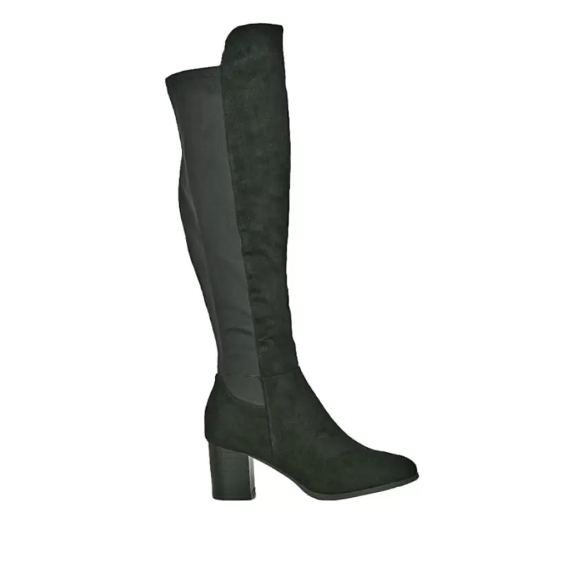 Bottes, Cuissardes | VICE VERSA Bottes Cuissardes Femme Bi-Matieres Noir